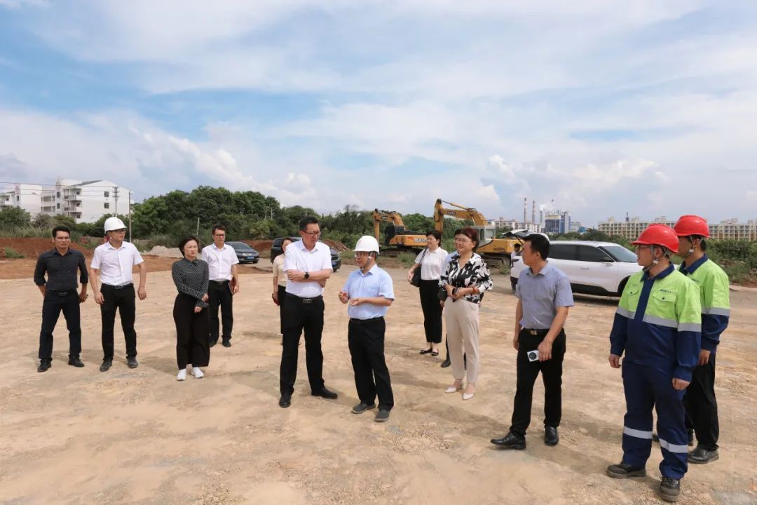 海南省工信厅到多盈体育【中国】督导氢氧化锂项目建设