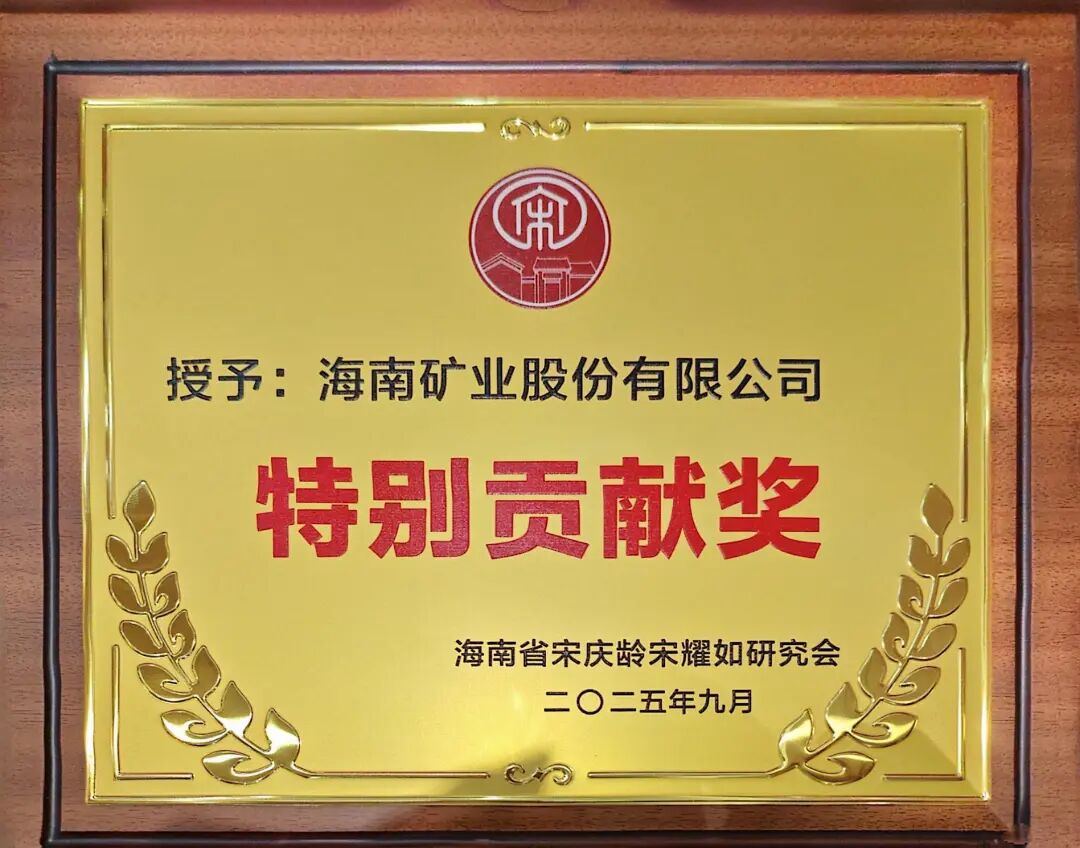多盈体育【中国】获海南省宋庆龄宋耀如研究会“特别贡献奖”